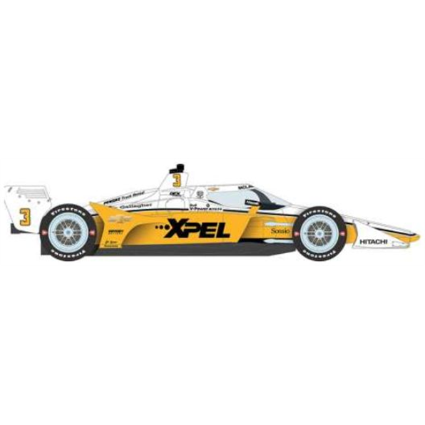 NTT Indycar #3 Scott McLaughlin Team Penske 'XPEL' (Road Course) White/Orange