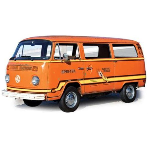 VW Type 2 Bus 'Elektrotransporter' Orange 1978