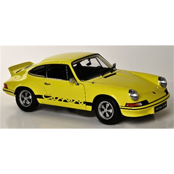Assembled Porsche 911 RS 2.7 Yellow White Box w/Polyfoam shell