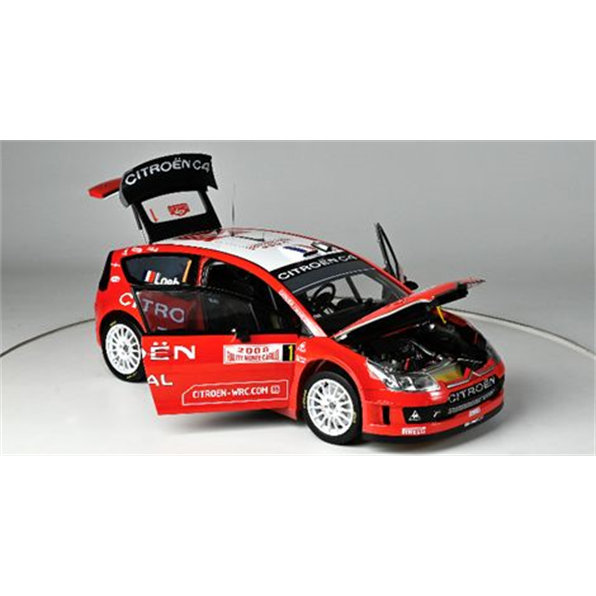 Assembled Citroen C4 WRC White Box w/Polyfoam shell