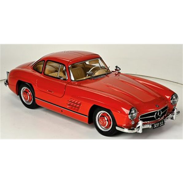 Assembled Mercedes 300SL Red White Box w/Polyfoam shell