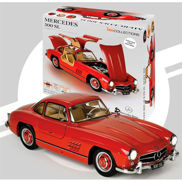 Mercedes 300SL Red Full Kit Decorated Box