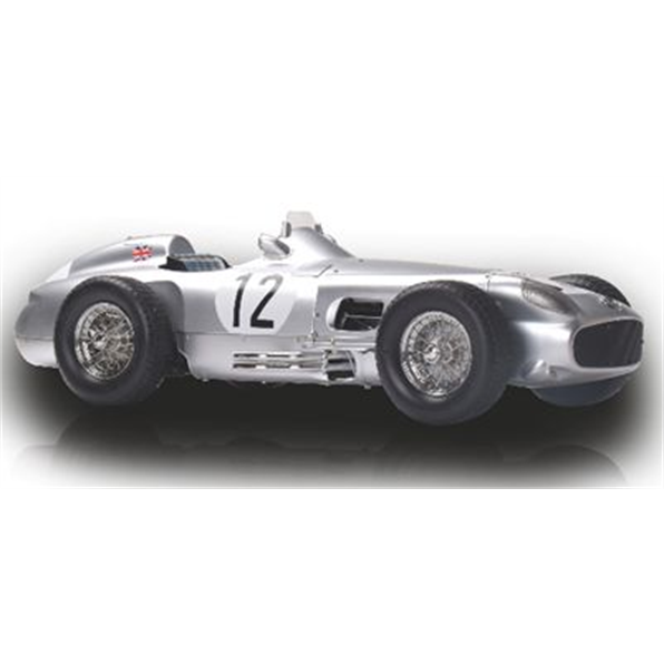 Assembled Mercedes W196 S. Moss White Box w/Polyfoam shell