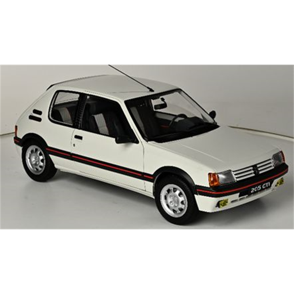 Assembled Peugeot 205 1.9 GTI White White Box w/Polyfoam shell