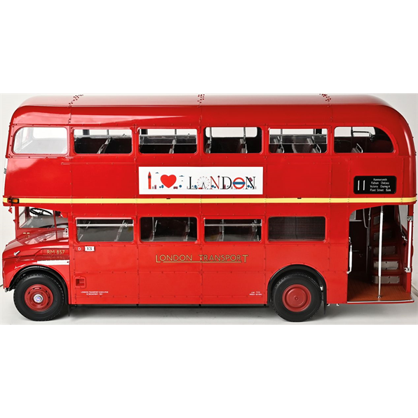 Routemaster London Bus 1961 Full Kit Decorated Box