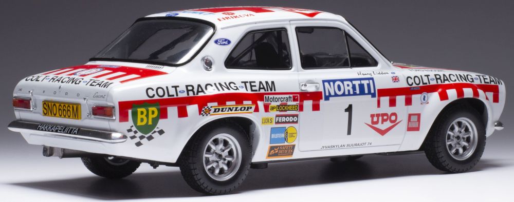 FORD ESCORT RS 1600 MKI Mäkinen Liddon Safari Rallye Rally 1973 1:18