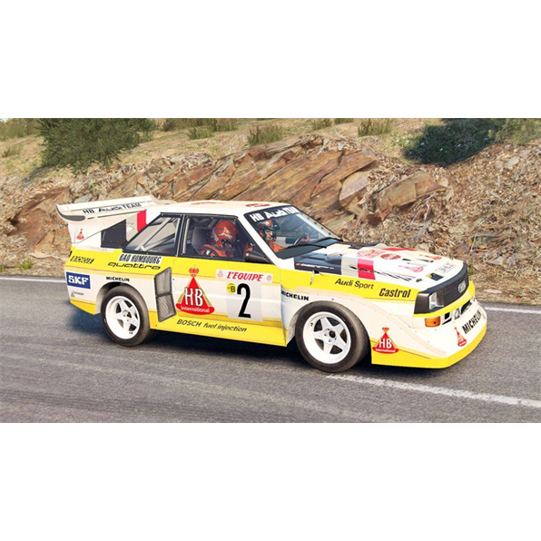 Audi Sport Quattro S1 E2 #2 4th Rallye Monte Carlo 1986 Rohrl/Geistdorfer