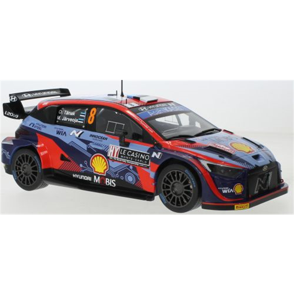 Hyundai i20 N Rally1 #8 WRC2 Rallye Monte Carlo 2022 T.Tanak/M.Jarveoja