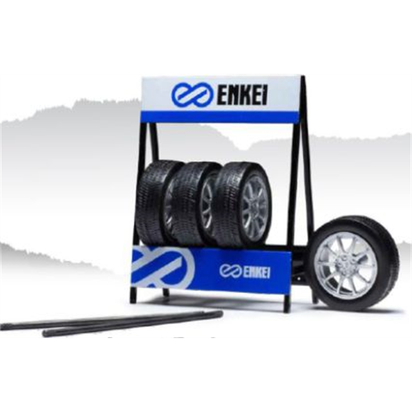 Set of 4 Wheels Zubehor Raderset: Enkei Silver