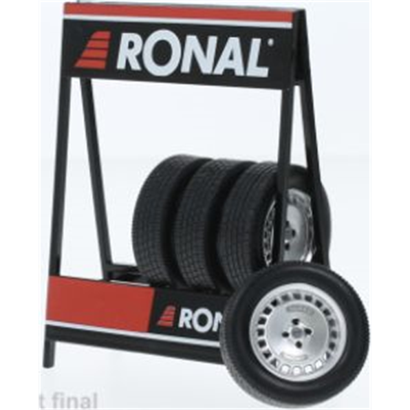 Ronal Turbo Matte Chrome Set of 4 Wheels