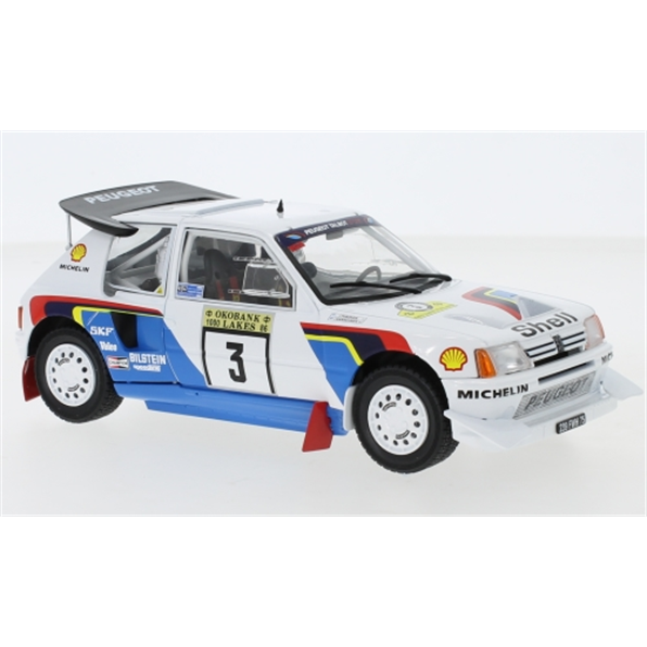 Peugeot 205 T16 E2 #3 1000 Lakes Rally 1986 J.Kankkunen/J.Piironen