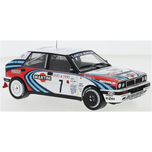 Lancia Delta Integrale 16V#7 Martini Racin Rally WM Monte Carlo 1990 D.Auriol/Occelli