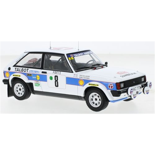 Talbot Sunbeam Lotus #8 Rallye WM Rally Monte Carlo 1981 H.Toivonen/F.Gallagher