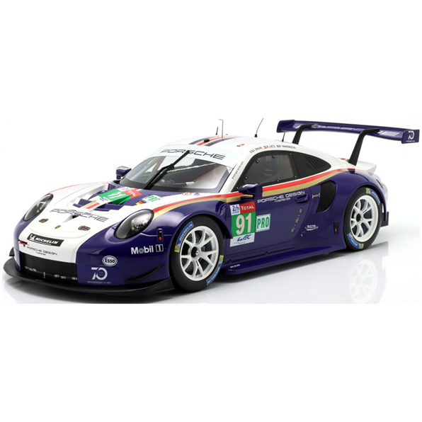 Porsche 911 (991) RSR #91 2nd LMGTE Pro 24h Le Mans 2018 Lietz/Bruni/Makowiecki