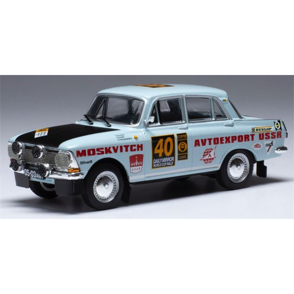 Moskwitsch 412 #40 Rally London/Mexico 1970 S.Tenishev/V.Kislykh