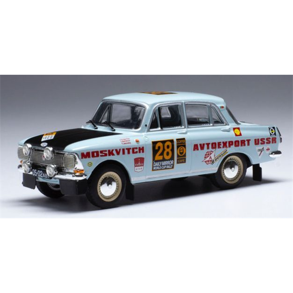 Moskwitsch 412 #28 Rally London/Mexico 1970 L.Potapcikas/Y.Lesovskiy/E.Bazhenov