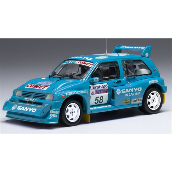 MG Metro 6R4 #58 RAC Rally 1986 G.Fielding /J.Robinson