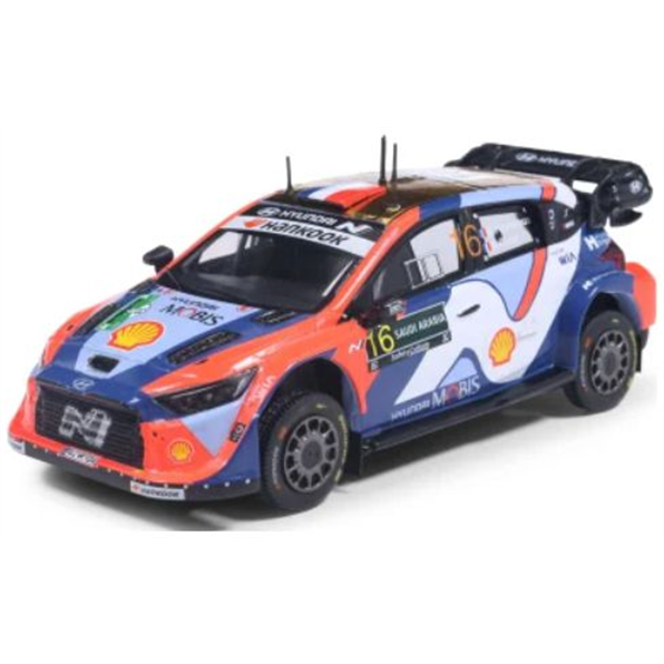 Hyundai i20 N Rally1 Rally Saudi Arabia 2025 #16 A.Fourmaux/A.Coria