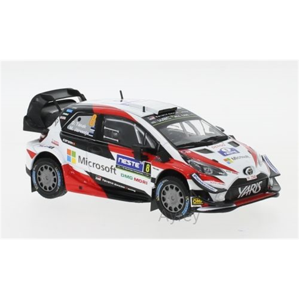 Toyota Yaris WRC, No.8, Rallye WM Finland, 2018, O.Tänak/M.Järveoja