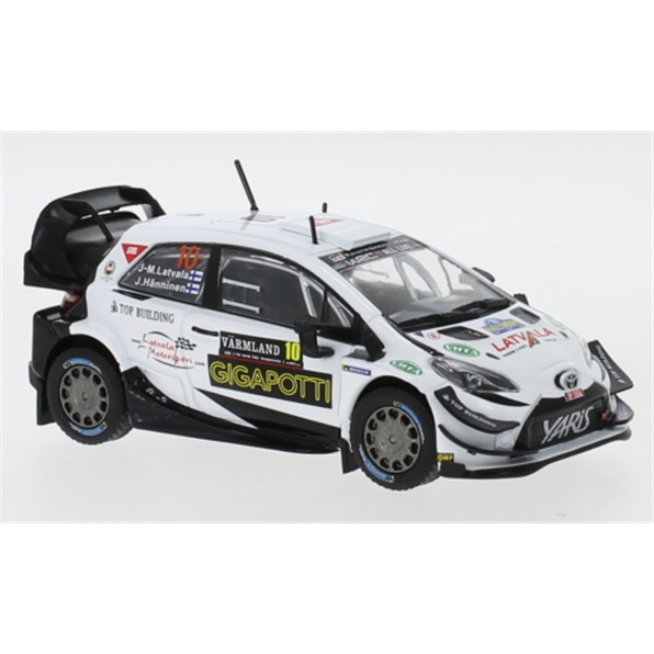 Toyota Yaris WRC #10 Rallye Sweden 2020 J-M.Latvala/M.Anttila