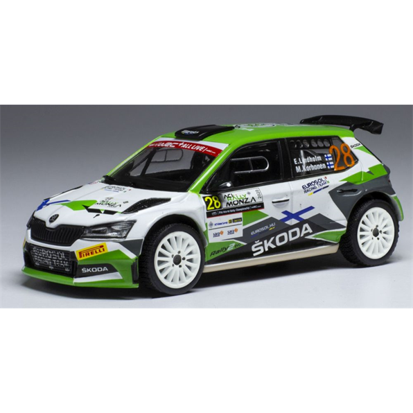 Skoda Fabia R5 Evo #28 WRC Rallye Monza 2020 E.Lindholm/M.Korhonen