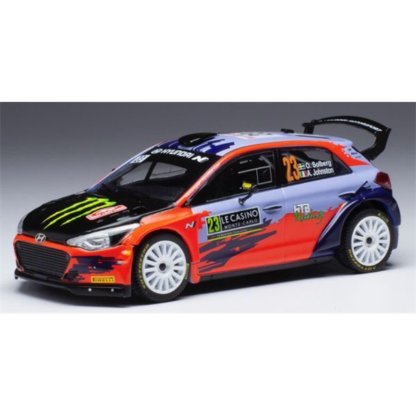 Hyundai i20 R5 #23 Rally Monte Carlo 2021 P.Solberg/A.Johnston
