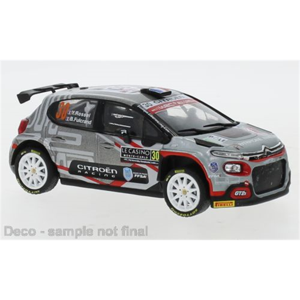 Citroen C3 Rally 2 #30 Rally Monte Carlo 2021 Y.Rossel/B.Fulcrand