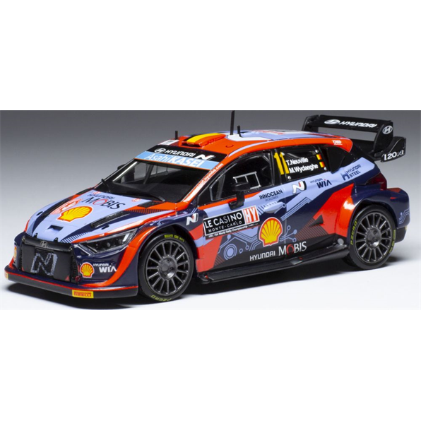 Hyundai i20 N Rally1 #11 WRC Rally Monte Carlo 2022 T.Neuville/M.Wydaeghe