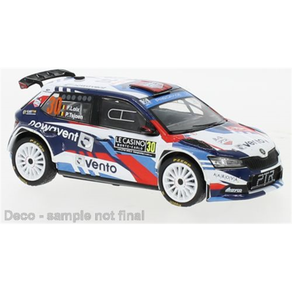 Skoda Fabia Rally2 EVO #30 WRC Rally Monte Carlo 2022 F.Loix/P.Tsjoen