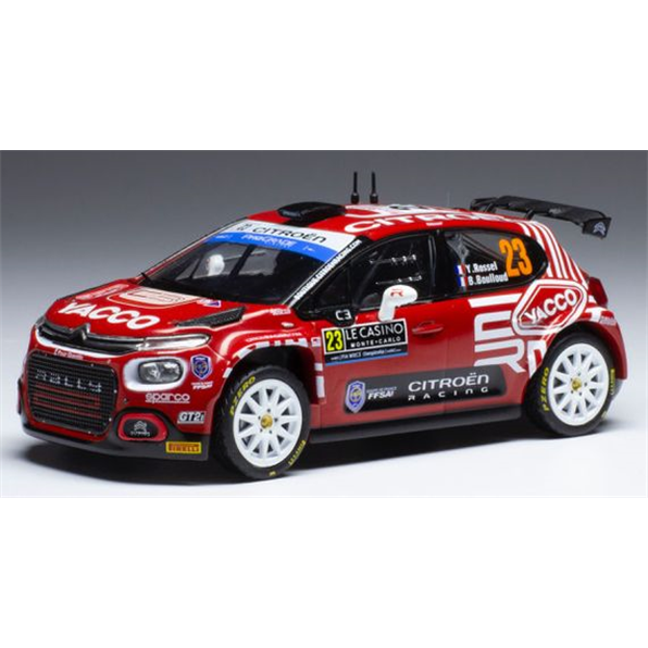 Citroen C3 Rally2 #23 WRC Monte Carlo 2022 Y.Rossel/B.Boulloud