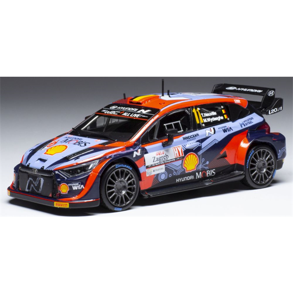 Hyundai i20 N Rally1 #11 WRC Rally Croatia 2022 T.Neuville/M.Wydaeghe