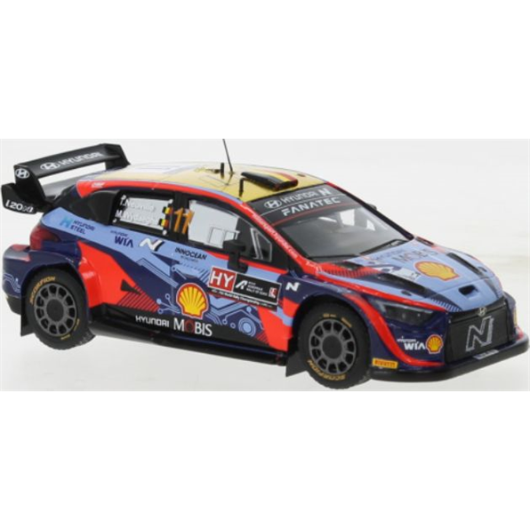 Hyundai i20 N Rally1 #11 WRC Rally Acropolis 2022 T.Neuville/M.Wydaeghe