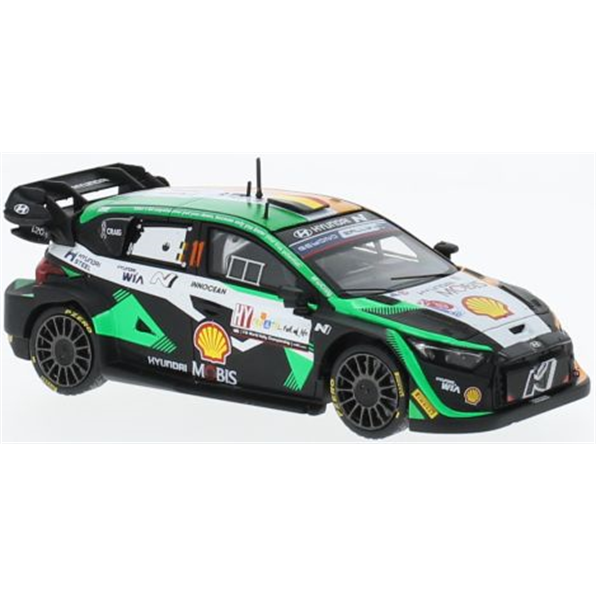 Hyundai i20 Coupe WRC #5 Winner Rallye Tour de Corse 2017 Neuville 1:43 IXO