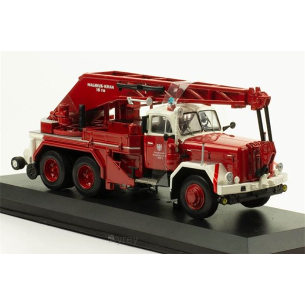 Magirus Uranus KW 16 Red/White Feuerwehr Frankfurt 1959