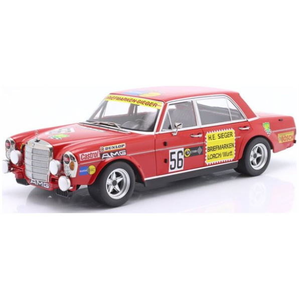 Mercedes Benz 300 SEL 6.8 AMG #56 200 Miles Nuremberg 1972 H. Heyer