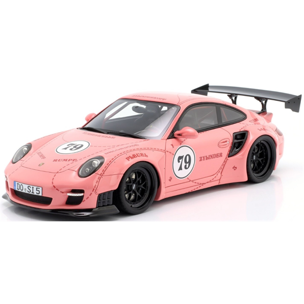 Porsche 911 (997) Turbo S LBWK Sidney Hoffmann 'Die Sau' #79 Pink