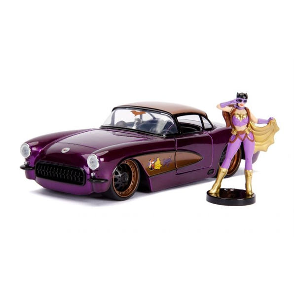 Chevy Corvette 1957 w/Batgirl Figure