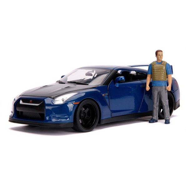 Skyline GT-R R35 w/Brian Figure and Lights FF 2009