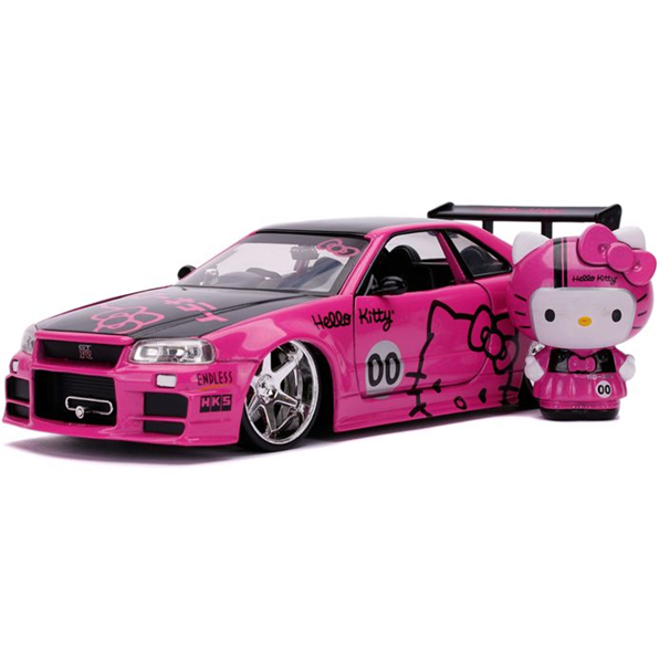 Nissan Skyline GT-R 2002 w/Hello Kitty Figure