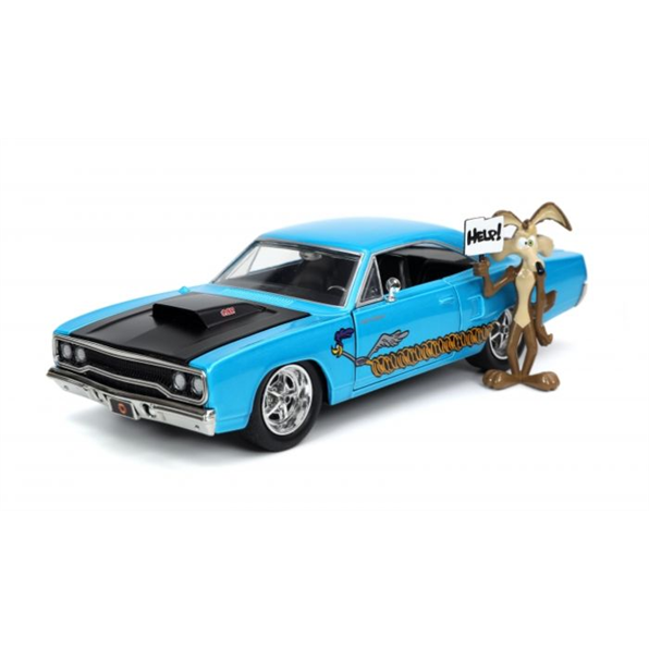 Plymouth Road Runner 1970 w/Wile E Coyote Figure