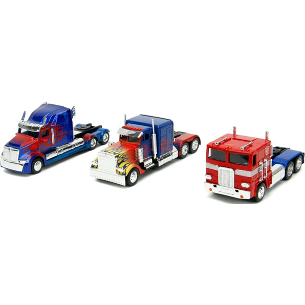Transformers Optimus Prime 3 Car Collectors Set
