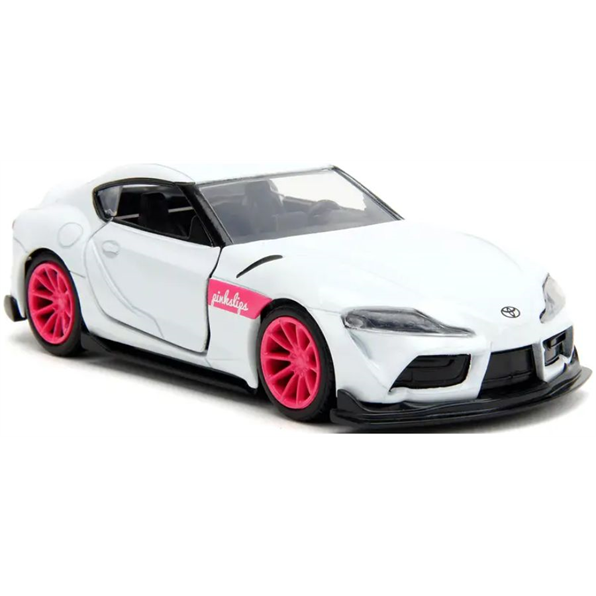 Toyota GR Supra Pearl White Pink Slips 2020