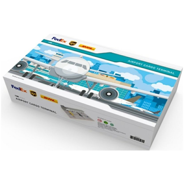 Airport Cargo Terminal Display Case w/Apron