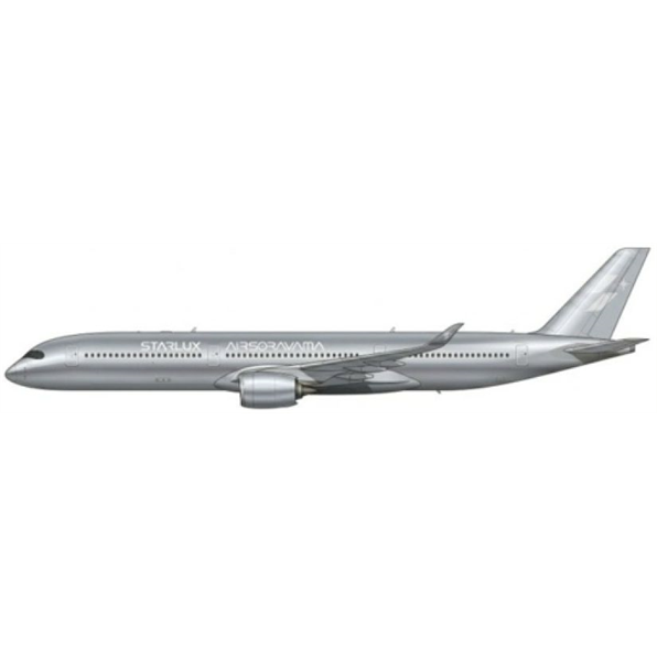 Airbus A350-1000XWB Starlux Airlines Airsorayama Silver B-58553 w/Stand