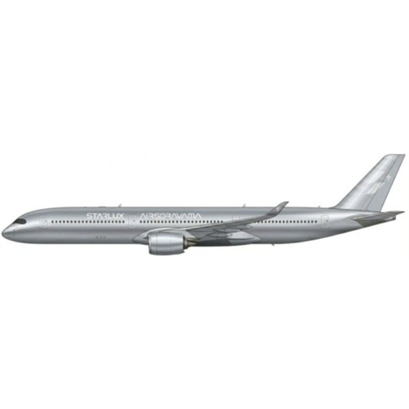 Airbus A350-1000XWB Starlux Airlines Airsorayama Silver B-58553 Flaps Down