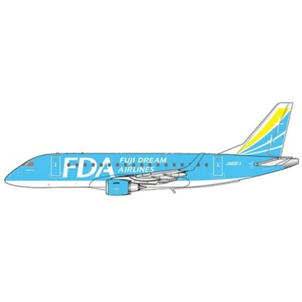 Embraer 170-100STD Fuji Dream Airlines Light Blue Colour JA02FJ w/Antenna