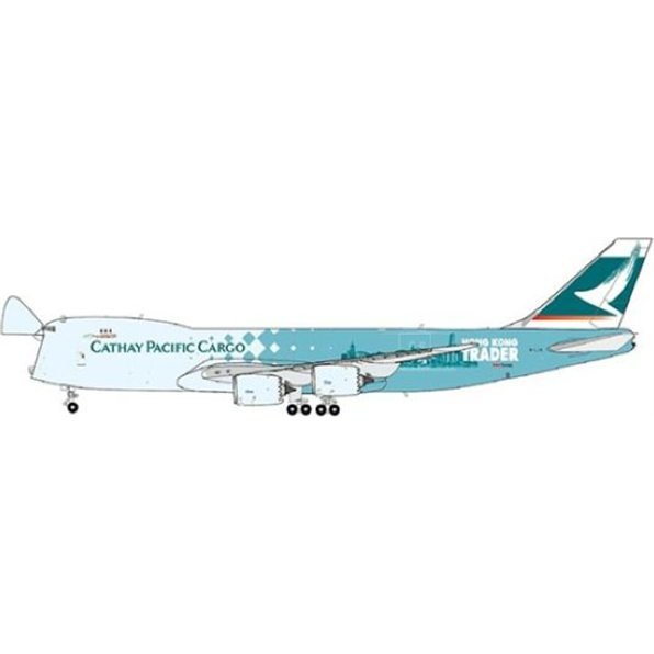 Boeing 747-8F Cathay Pacific Cargo Hong Kong Trader Livery B-LJA w/Antenna