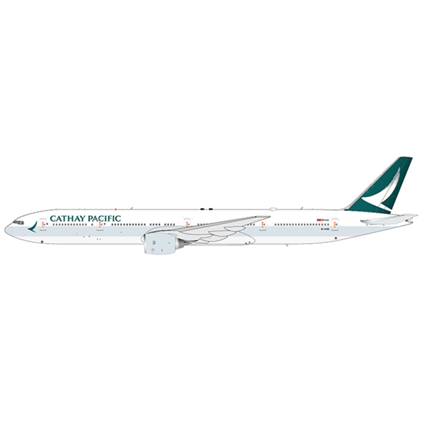 Boeing 777-300 Cathay Pacific Airways 'Flap Down' B-HNS w/Antenna
