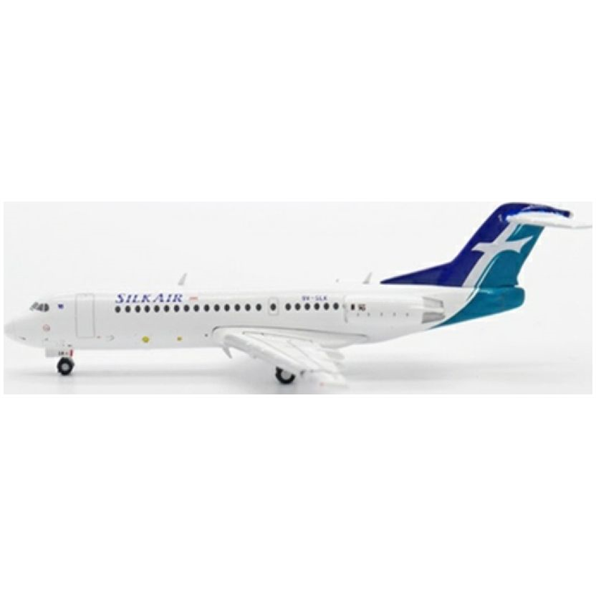 Fokker 70 Silkair 9V-SLK w/Antenna