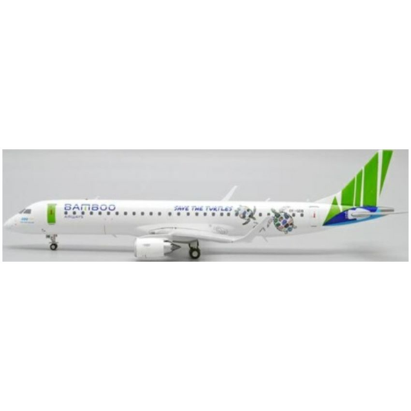 Embraer 190-200LR Bamboo Airways Save The Turtles OY-GDB w/Stand